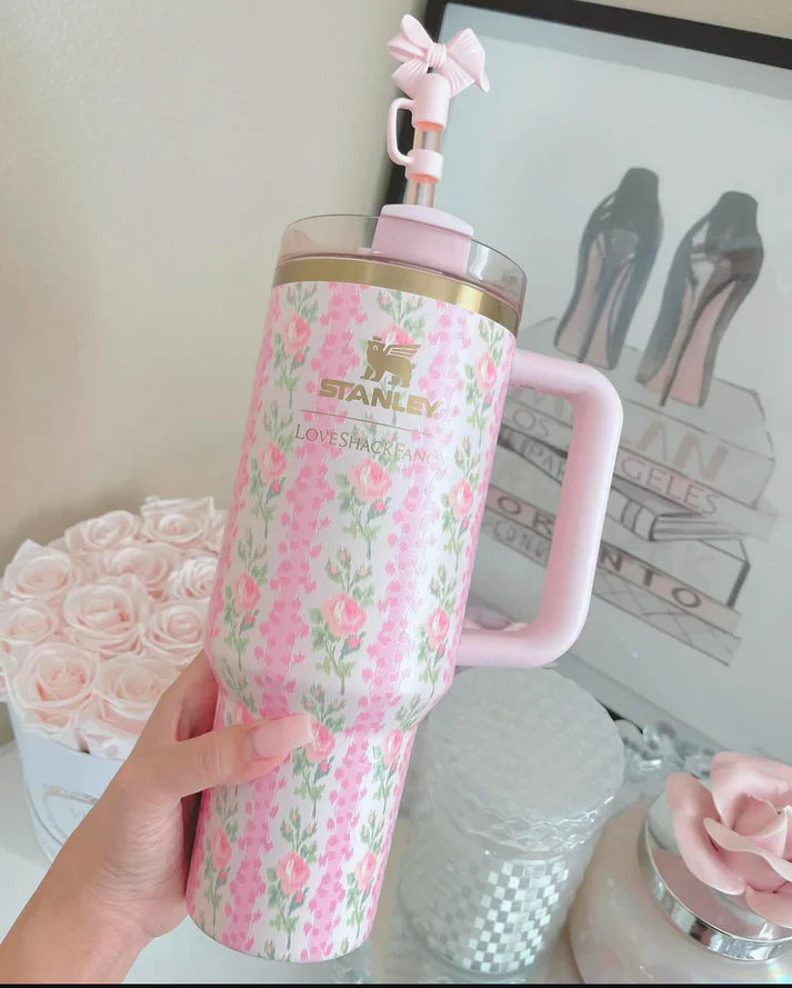 Love Shack Fancy X Stanley 40oz Quencher H2.0 Tumbler