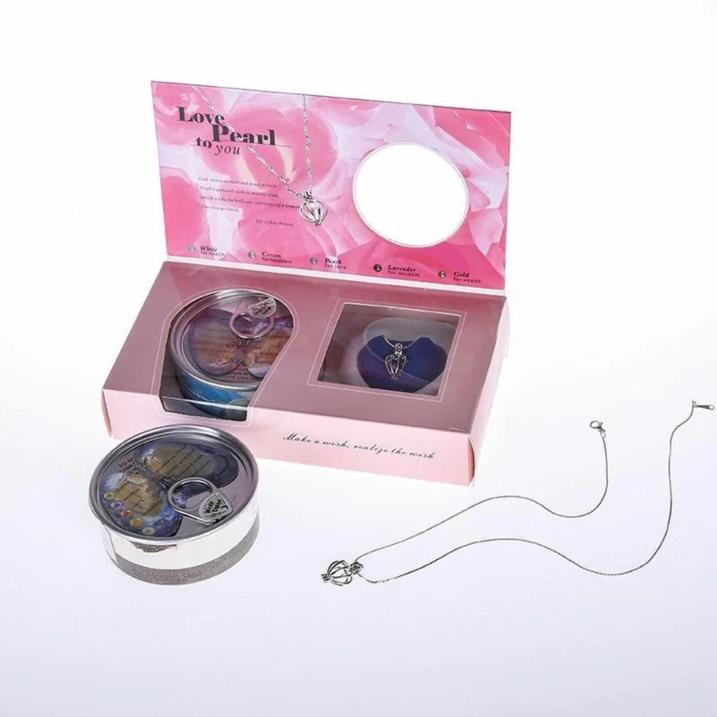 Real Oyster Pearl Pendant Necklace