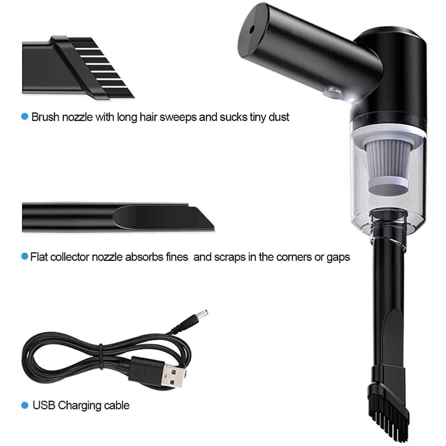 2 in 1 Vacuum Cleaner with Rechargeable battery | 🔥FLAT 50% OFF SALE🔥
