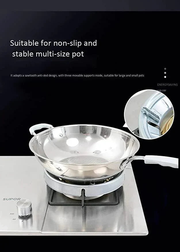Fire & Windproof Energy Saving Gas Stove Stand ( PACK OF 2 )( BUY 1 GET 1 FREE TODAY )