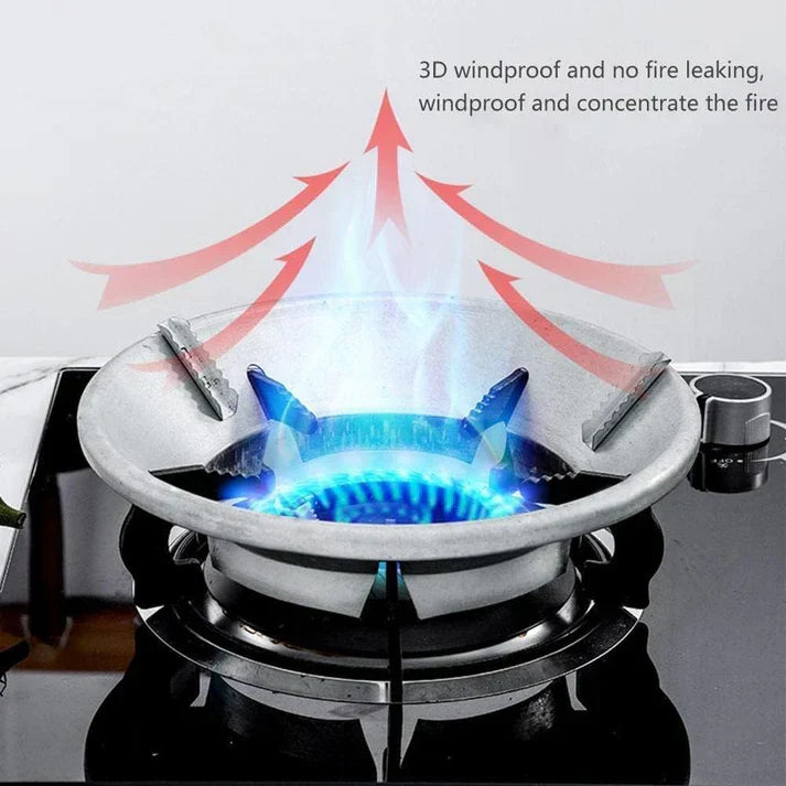 Fire & Windproof Energy Saving Gas Stove Stand ( PACK OF 2 )( BUY 1 GET 1 FREE TODAY )