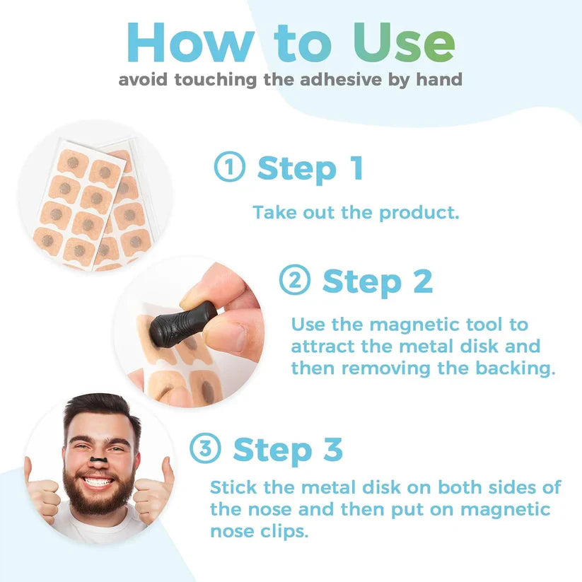 Magnetic Breathing Nasal Strip For Better Breathing