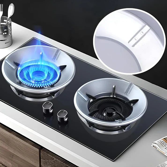 Fire & Windproof Energy Saving Gas Stove Stand ( PACK OF 2 )( BUY 1 GET 1 FREE TODAY )