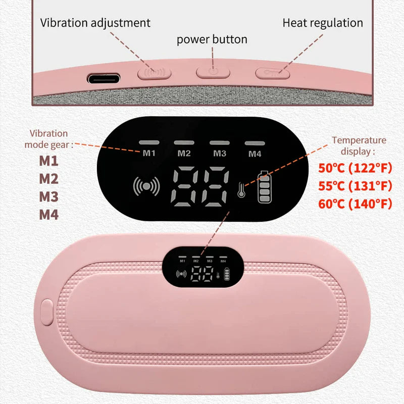 Period Cramps Relief Heating Pad & Massager