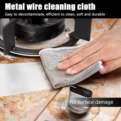 Non Scratch Dish Wash Cloths Pack of 10 (Buy 5 Get 5 Free)