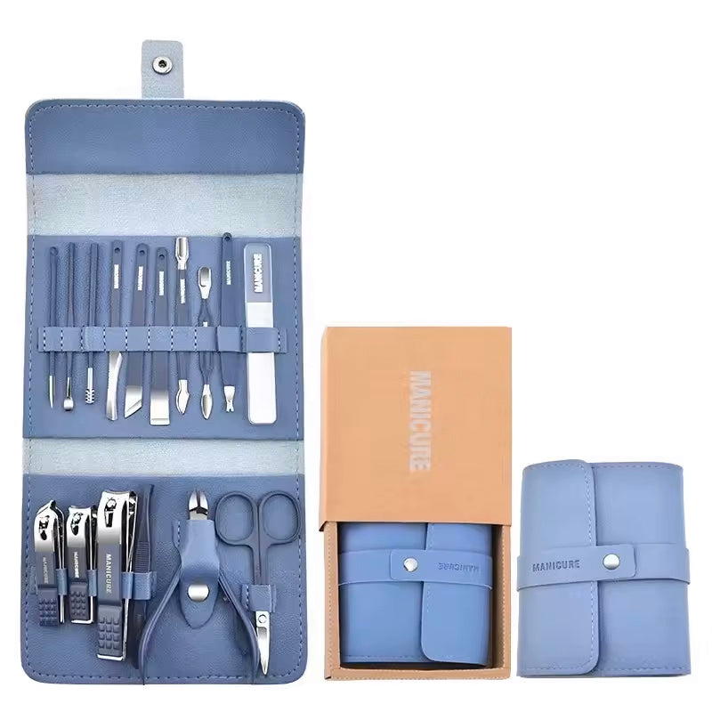 16 In 1 Manicure Set: Complete set for babies and adults.