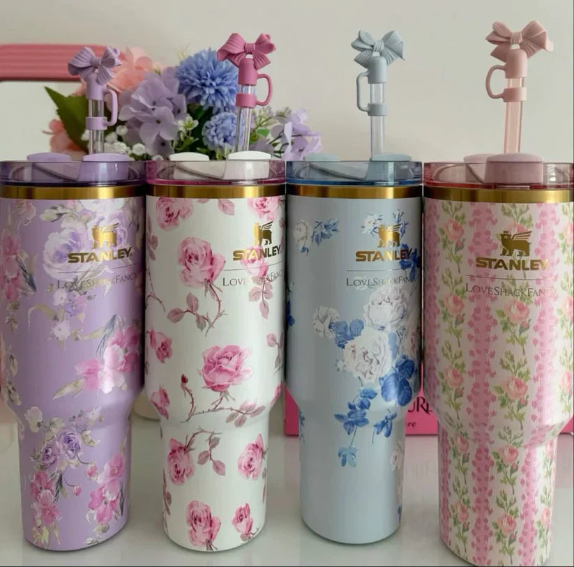 Love Shack Fancy X Stanley 40oz Quencher H2.0 Tumbler