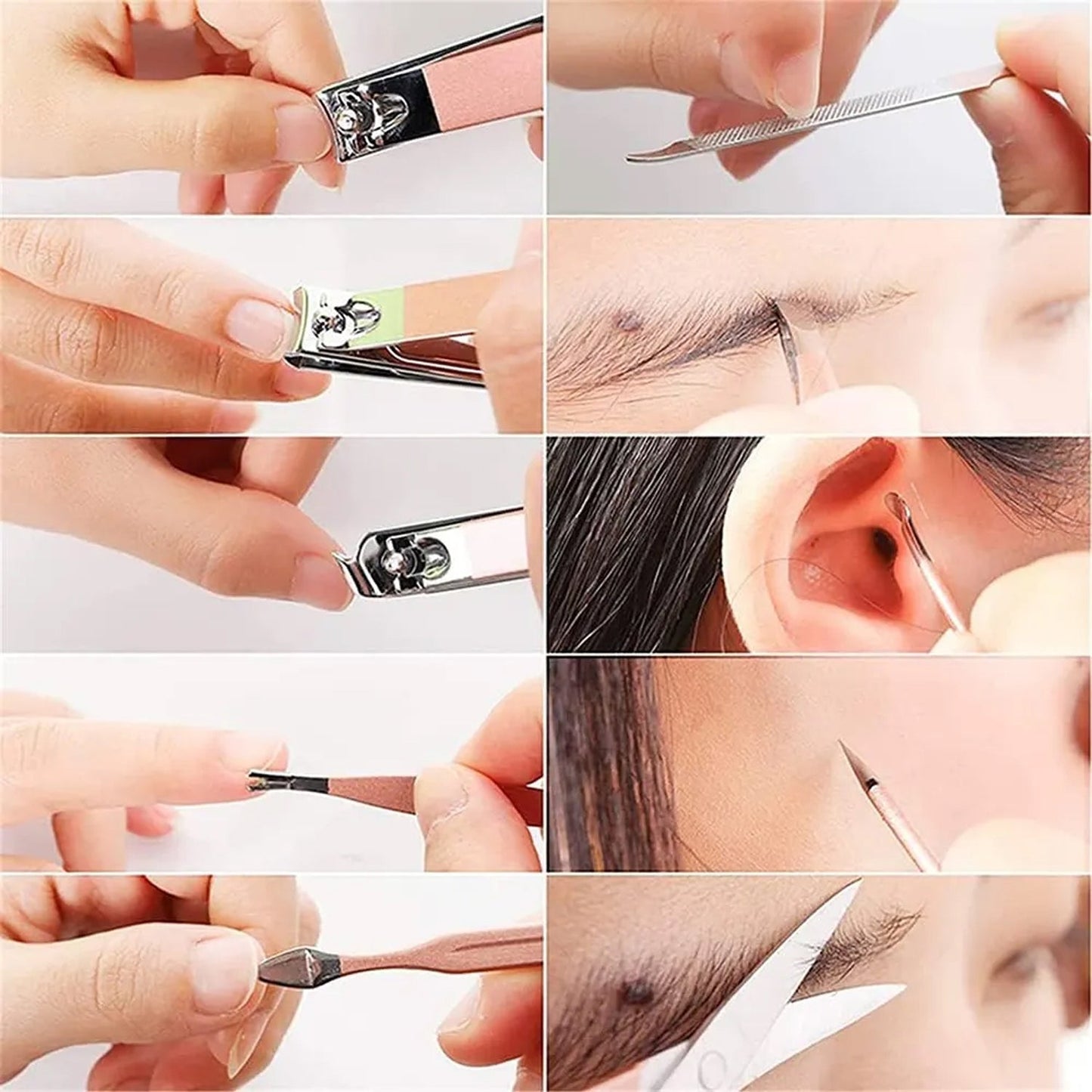 16 In 1 Manicure Set: Complete set for babies and adults.