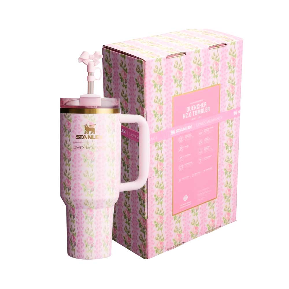 Love Shack Fancy X Stanley 40oz Quencher H2.0 Tumbler