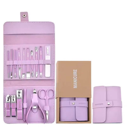 16 In 1 Manicure Set: Complete set for babies and adults.