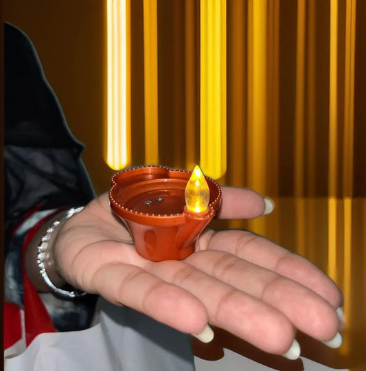 Water Sensor LED Diya – Automatic Light-Up for Festive Decor