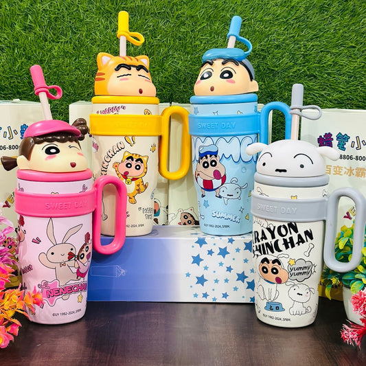 Crayon Shinchan Insulated Sipper, Stainless Steel, (800ml)