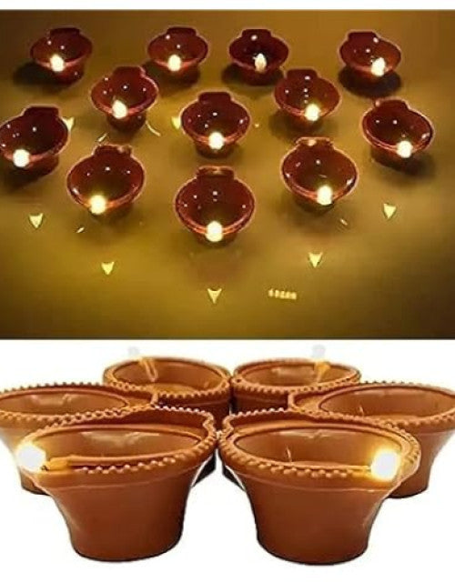 Water Sensor LED Diya – Automatic Light-Up for Festive Decor
