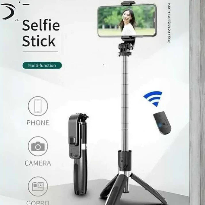3-in-1 Selfie Stick Tripod with Bluetooth Remote